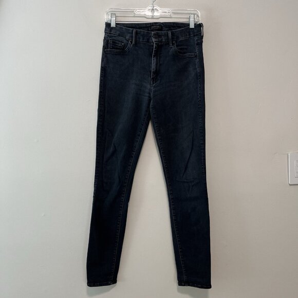 Mother High Waisted Looker Skinny Jeans in Blackbird Size 27 - Picture 3 of 11